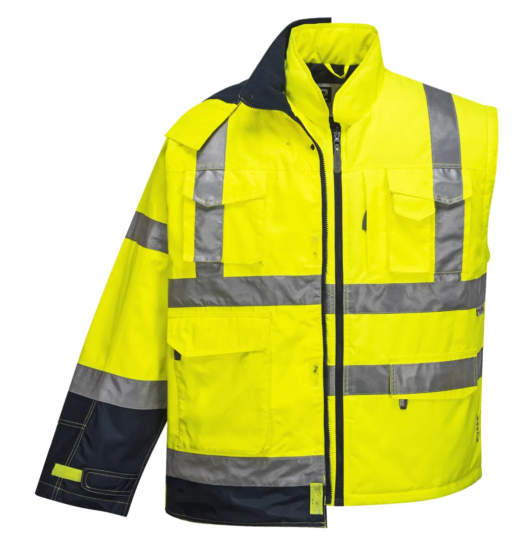 Hi Vis Parka Jacket Reflective Winter Parka