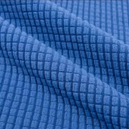Fabrikpreis: 100 % Polyester, kariertes Jacquard-Micro-Polar-Fleece für Bekleidung und Heimtextilien