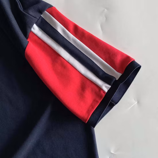 Sommer Neues, lässiges, hochwertiges Baumwoll-Pique-Polo-Kurzarm-Poloshirt für Herren